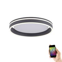 Paul Neuhaus Plafondlamp Q-Vito 40cm Antraciet Smart Home