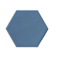 Terre d'Azur Hexagonale vloertegel blauw 15x17cm hexagon F50