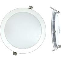 SILVER SANZ LED-Downlight Einbaudownlight kreisförmig 18W Warmlicht 4000K LED ECO