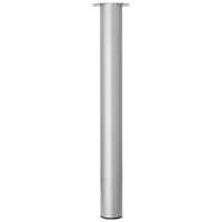 Duraline meubelpoot rond staal 7,6x72cm grijs