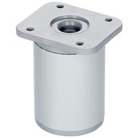 Duraline meubelpoot verstelbaar rond aluminium Ø4x6-9cm