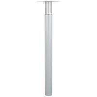 Duraline meubelpoot verstelbaar staal 5,6x70-110cm grijs