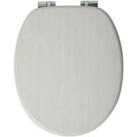 AquaVive toiletzitting MDF wit eik