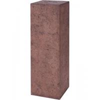 Plantenwinkel.nl Plantenzuil Polystone square L 30x30x100 cm bruin