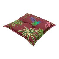 Madison kussens Hockerkussen 50x50cm   Celeste red