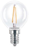 Century INH1G-041427 Filament Incanto Led Lamp Globe 4w E14 2700k 395 Lumen