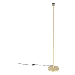 QAZQA Vloerlamp simplo - Goud/messing - Modern - D 255mm