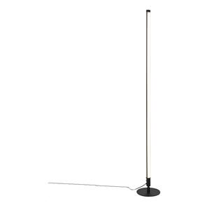 QAZQA LED Vloerlamp line up - Zwart - Modern - D 16cm