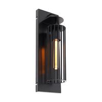 QAZQA Moderne Wandleuchte schwarz - Balenco Wazo