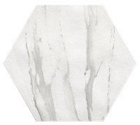 Jabo Hexagon Roma vloertegel statuario 21.6x25