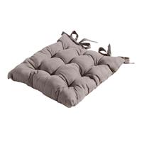 Madison Pouf Sitzkissen Toscane Basic 46x46 cm Taupe (1-St)