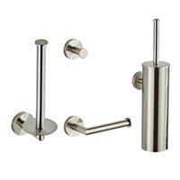 Saniclear Exclusive toilet accessoiresset 4-delig RVS