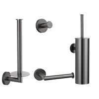 Saniclear Iron toilet accessoiresset 4-delig verouderd ijzer