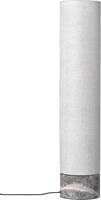 Gubi Unbound Stehlampe H80 GU 10083622 Leinen / Grauer Marmor
