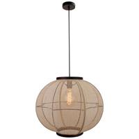 Brilliant Leuchten Pendelleuchte »Tanah«, 47cm schwarz/natur