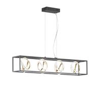 FISCHER & HONSEL LED-Hängeleuchte Gisi, CCT, dimmbar, 4fl