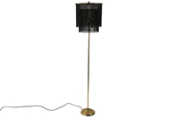 Countryfield Moderne gouden ''Amaranda'' vloerlamp L - L35xB35xH162 cm