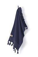 Walra Gastendoekjes - Hamam - 30x50 - Navy  - 450 gram - Badstof / Katoen / Hamam