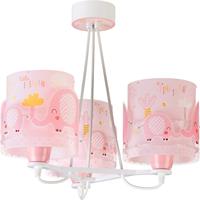 Dalber Kinderzimmer Pendelleuchte Little Elephant in Pink 3-flammig E27
