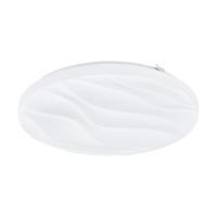 EGLO LED-Deckenleuchte Ø330 WS M.WELLENDEKOR 'BENARIBA' (99343) - 