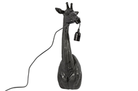 Countryfield Moderne zwarte ''Orwell'' giraffe wandlamp E27 - L20,5xB19xH61 cm