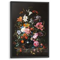 | Wanddecoratie Vaas met Bloemen, de Heem