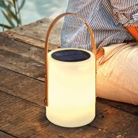FH LIGHTING LED solar tafellamp Bari met RGB-kleurverandering