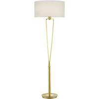 BES LED Led Vloerlamp - Trion Hilton - E27 Fitting - Rond - Mat Goud - Aluminium