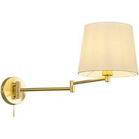 BES LED Led Wandlamp - Wandverlichting - Trion Dyon - E27 Fitting - Rond at Goud - Aluminium