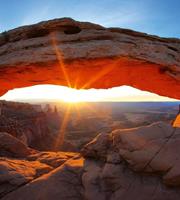 Mesa Arch Vlies Fotobehang 225x250cm 3-banen
