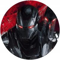 Komar Avengers Painting War-Machine Zelfklevend Fotobehang 125x125cm rond