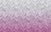 Komar Herringbone Pink Vlies Fotobehang 400x250cm 4-banen