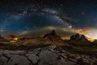 Galaxy Dolomites Vlies Fotobehang 384x260cm 8-banen