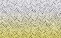 Komar Herringbone Yellow Vlies Fotobehang 400x250cm 4-banen