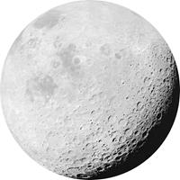 Komar Luna Vlies Fototapete 125x125cm Rund
