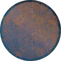 Komar Ornament Vlies Fototapete 125x125cm Rund