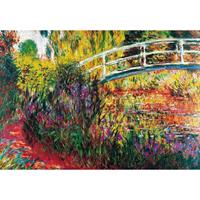 Claude Monet e Pont Japonais Kunstdruk 100x70cm