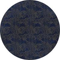 Komar Royal Blue Vlies Fotobehang 125x125cm rond