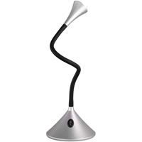 BES LED Led Tafellamp - Trion Vipa - 3w - Warm Wit 3000k - Rond - Glans Grijs - Kunststof