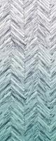 Komar Herringbone Mint Vlies Fototapete 100x250cm 1-Bahn
