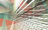 Komar Space Grid Autumn Vlies Fototapete 400x250cm 4-Bahnen