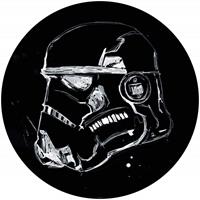 Komar Star Wars Ink Stormtrooper Selbstklebende Fototapete 125x125cm Rund