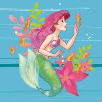 Komar Ariel Little Friends Vlies Fototapete 250x250cm 5-Bahnen