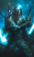 Komar Star Wars Classic Bounty Hunter Vlies Fototapete 150x250cm 3-Bahnen