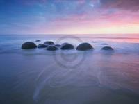 Popp-Hackner - Moeraki Boulders Kunstdruk 80x60cm