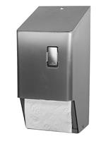 SanTRAL Toiletrolhouder 2rols RVS (standaard rollen) TRU 2-2 E ST