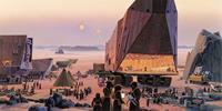 Komar Star Wars Classic RMQ Java Market Vlies Fotobehang 500x250cm 10-banen