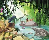 Komar Jungle Book Swimming with Baloo Fototapete 368x254cm 8-teilig