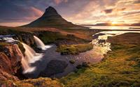 Komar Guten Morgen auf Isländisch Vlies Fotobehang 400x250cm 8-banen