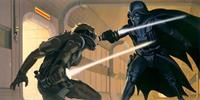 Komar Star Wars Classic RMQ Vader vs Luke Vlies Fotobehang 500x250cm 10-banen